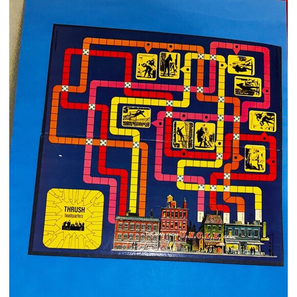 Milton Bradley The Man From U.N.C.L.E. Uncle Replacement Gameboard - Picture 2 of 3